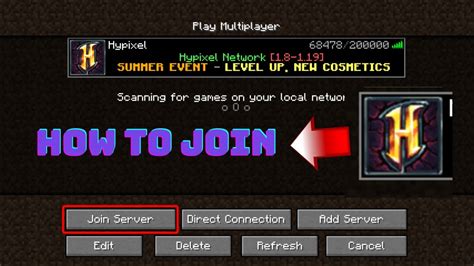 how to join hypixel